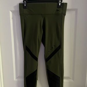 PINK by Victoria’s Secret Green Leggings, Size Medium